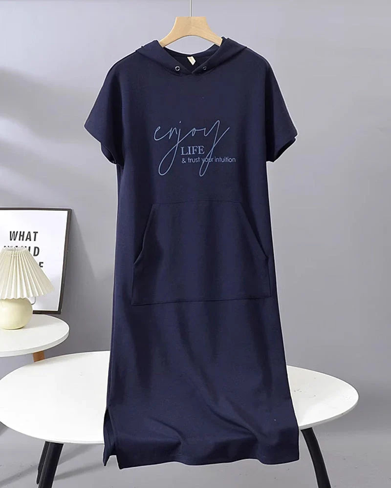Casual Hoodie Šaty