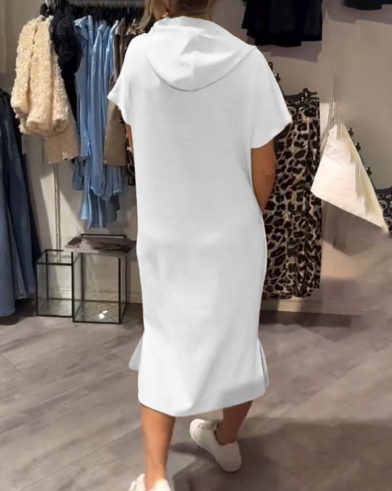 Casual Hoodie Šaty