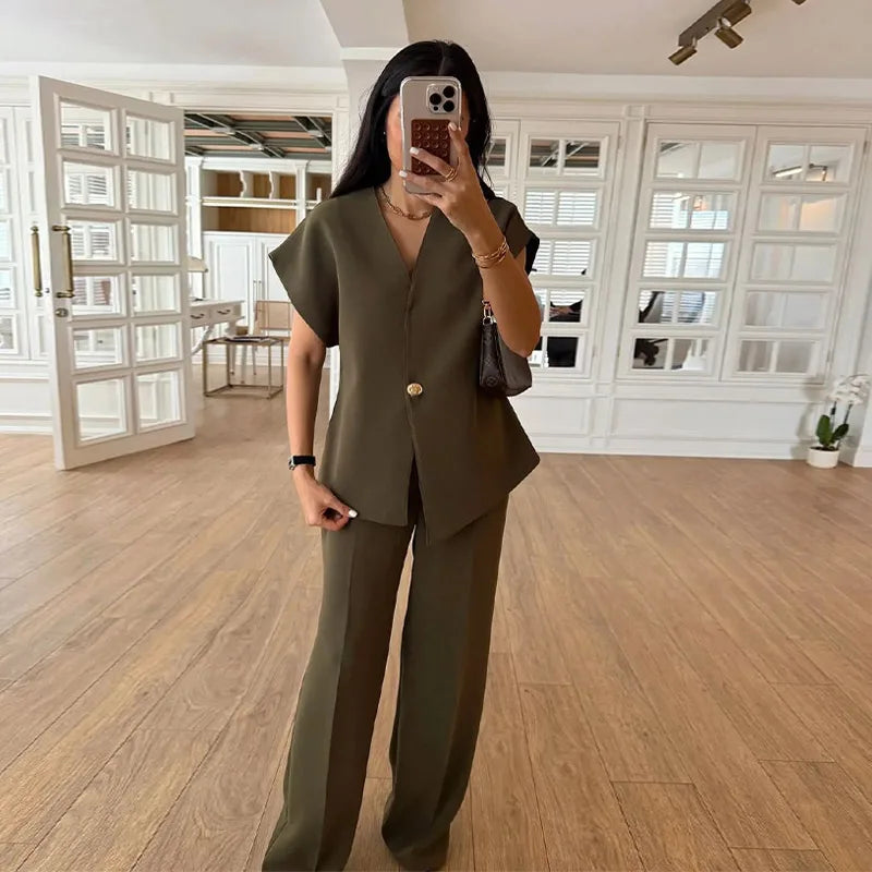 Módní set / Gilet a kalhoty