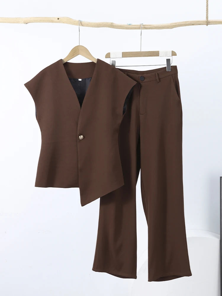 Módní set / Gilet a kalhoty